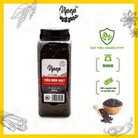 Tiêu Đen Hạt Tự Nhiên Vipep Hũ Nhựa 500g