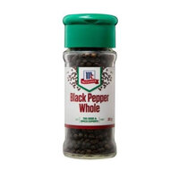 Tiêu đen nguyên hạt-Black Pepper Whole hiệu Mccormick 35G