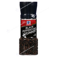 Tiêu Đen Nguyên Hạt kèm Đầu Xay McCormick Black Pepper Grinder, Lọ 70g (2.5 Oz.)