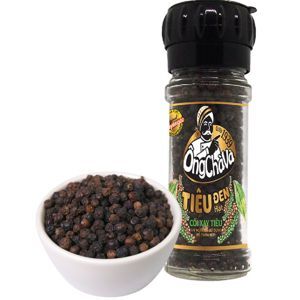 Tiêu đen Ông Chà Và cối xay 40 g