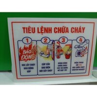 Tiêu Lệnh Chữa Cháy meca PCCC