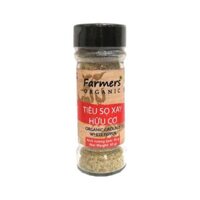 Tiêu Sọ Xay Hữu Cơ, Organic Ground White Pepper (50g) - FARMERS ORGANIC