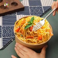 Tiezi 50 Bát Salad Dùng Một Lần, Hộp Gói Thức Ăn Nhanh Giấy Kraft Tròn, Hộp Thực Phẩm Chống Dầu Chống Thấm Nước Có Nắp Trong Suốt Bát Cơm Takeway