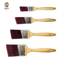 TIEZI Bàn chải sơn góc TIEZI, Bàn chải sơn tay cầm thoải mái không dấu vết, Dễ dàng làm sạch Lông mềm bằng sợi hóa học Dụng cụ chải tường sạch sẽ