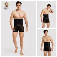 Tiezi Body Shaper Nam, Quần áo định hình giảm béo bụng eo cao, Quần lót định hình eo Huấn luyện viên Quần lót kiểm soát bụng Quần lót Kiểm soát hình dạng