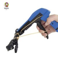 TIEZI Kìm buộc dây bằng Nylon TIEZI, Công cụ buộc cáp tiết kiệm nhân công tiện dụng, bền bỉ Hợp kim thắt chặt nhanh hiệu quả Flush Cut Zip Tie Tool Cable construction