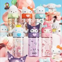 Tiezi Melody Figuer Bình Nước, Cốc Nước Cinnamoroll Kuromi Figuer Chống Rò Rỉ, Hangyodon Kitty Hình Dễ Thương Bình Nước Búp Bê Sinh Viên