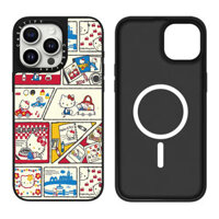 Tify Phong Cách Hoạt Hình Mới hello kitty Gương Từ Tính Ốp Lưng Điện Thoại iPhone 15 14 13 12 11 Pro Max Plus Ốp Lưng Chống Sốc Casetify Bìa Cứng