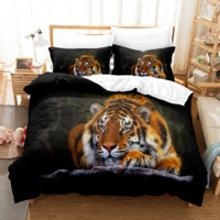 Tiger 3D The Series Bedding Sets Duvet Cover Set With Pillowcase Twin Full Queen King Bedclothes