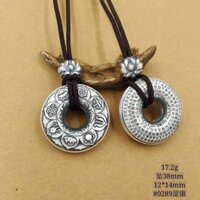 [Tik Tok Bán Chạy] Dây Chuyền Bạc Sterling S999 Mặt Phật Retro An Toàn Có Sáu Kho Báu Trái Tim Cho Cặp Đôi [10 / 26]