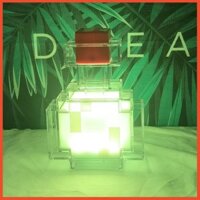 🔥Tik Tok Trò chơi Minecraft Hàng hóa Minecraft Đèn pin led Đèn ngủ có thể sạc lại Đèn mỏ kim cương Chai đổi màu