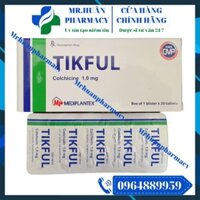 Tikful 1mg (Hộp 1 vỉ x 20 viên) – Thuốc điều trị Gout, viêm khớp