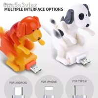 Tiktok In Stock Dây Cáp Sạc Điện Thoại Iphone Samsung - Sạc Con Chó Đốm Tinh Nghịch