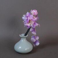Tím Hibiscus Gỗ Kẹp Tóc Handmade Chính Hãng Hanfu Mũ Đội Đầu Phụ Kiện Tóc Tua Rua Trung Quốc Mới Kẹp Tóc