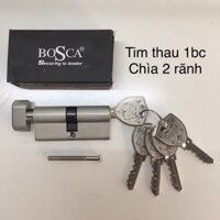 Tim khoá Bosca 1 bên chìa 2 rãnh 70mm