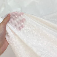 Tím Nhỏ Tươi Mini Kẻ Sọc Chấm Quần Áo Vải bjd Quần Áo Bé Handmade Mỏng Vải Phong Cách Cổ Điển