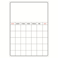 Time Planner Whiteboard Magnetic Erasable Monthly Weekly Planner Time Schedule Calendar Home Office Supplies