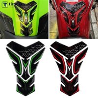 Timekey 3D Xe Máy Phía Trước Bình Nhiên Liệu Miếng Lót Bảo Vệ Dán Decal Cho Kawasaki Ninja400 Z900 Z1000 ZX10r ER6n Versys 650 Phụ Kiện I6O1