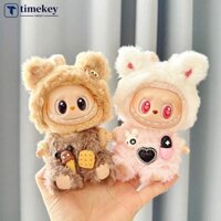 Timekey Cho Labubububu V1 V2 Búp Bê Ngồi Dự Tiệc Quần Áo Trang Phục 17cm Mini Sang Trọng Búp Bê Quần Gấu Thỏ Yếm Quần Áo Phụ Kiện C8X6