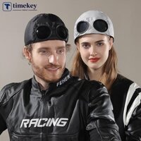 Timekey Thể Thao Ngoài Trời Đèn Đi Xe Đạp Ấm Lên Mũ Xe Máy Chống Gió Ấm Áp Đạt Đỉnh Mũ Có Kính Mát Có Thể Đảo Ngược E3X2