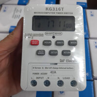 Timer hẹn giờ bật tắt điện tự động KG316T 40A 220v LW tắt mở tự động công suất lớn