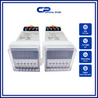 Timer hẹn giờ DH48S-S luân phiên Omron, Rơle cài đặt thời gian đảo chiều - Tặng kèm đế