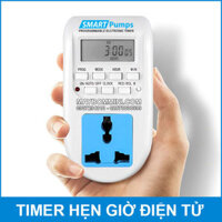 Timer hẹn giờ điện tử tắt mở thiết bị điện 220V 2200W 16 chương trình Smartpumps AL-06