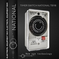 Timer Hẹn Giờ National TB118N TB118,Rơ Le Thời Gian Thực,Đồng Hồ Hẹn Giờ Cơ National