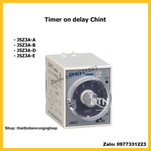 Timer on delay Chint 2NO-2NC JSZ3A-B