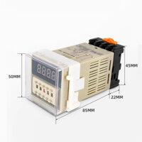 Timer Thời Gian Rơle Thời Gian DH48S-2Z-24V, DH48S-2Z-220V, DH48S-2Z-12V Timer điện tử 2 relay DH48S-2Z