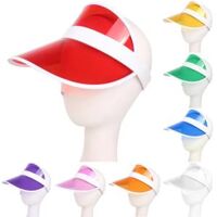 Tina66®Thể thao ngoài trời mùa hè thời trang Mũ lưỡi trai chống nắng Unisex nhựa trong Mũ Lưỡi Trai