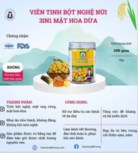 Tinh bột nghệ (dạng viên) Hộp 200g – Cô gái BH.NÔNG