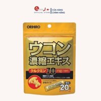 Tinh bột nghệ giải rượu Orihiro 20 gói