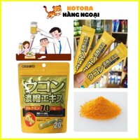 Tinh bột nghệ giải rượu ORIHIRO KOZU Nhật Bản túi 20 gói giúp tỉnh rượu và xóa bỏ mệt mỏi sau khi uống rượu bia
