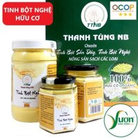 Tinh bột nghệ HỮU CƠ Thanh Tùng Ninh Bình (Tùy chọn 500g, 200g,80g) tinh nghệ vàng đạt tiêu chuẩn VietGAP - Vườn Đặc Sản