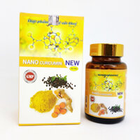 Tinh bột nghệ Nano curcumin new - Hộp 60 viên