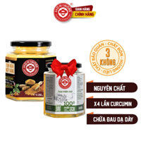 Tinh bột nghệ nếp vàng Honimore 200g + Mật ong nguyên chất Hoa Miền Núi 360g