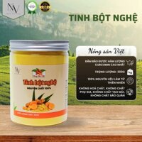 Tinh bột nghệ nguyên chất 100%, bột nghệ Tiệm Phố Núi thành phẩm từ củ nghệ tươi đảm bảo chất lượng