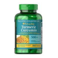 Tinh bột Nghệ Turmeric Curcumin Puritan Pride 500mg 180 viên Mỹ