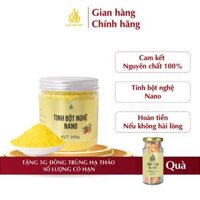 Tinh bột nghệ Vàng Nano nguyên chất Nam Tiến Phát mùi thơm dễ uống giúp tăng cường sức khỏe, làm đẹp da (Hộp 250g)