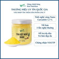 Tinh bột nghệ Vàng Nano nguyên chất Best Nutrition giúp tăng cường sức khỏe, làm đẹp da ( Hộp 250g & 500g )