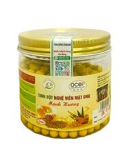 Tinh bột nghệ viên mật ong Mạnh Hương hộp 200g