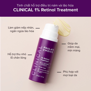 Tinh chất 1% Retinol dành cho da lão hóa Paula’s Choice Clinical 1% Retinol Treatment 30ml