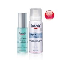 Tinh chất cấp ẩm chống lão hóa Eucerin Hyaluron-Filler Moisture Booster 30ML- Tặng xịt khoáng Aqua Porin Mist Spray
