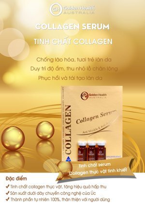 Tinh chất chống lão hóa da Golden Health Collagen Serum