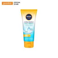 Tinh Chất Chống Nắng Dưỡng Ẩm Nivea Daily Moist SPF50 PA+++ 180Ml