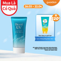 Tinh Chất Chống Nắng Màng Nước Dưỡng Da Biore UV Aqua Rich Watery Essence SPF50+/PA++++ 50g