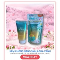 Tinh chất chống nắng nâng tông Sunplay Skin Aqua xanh 50g