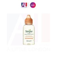 Tinh chất chống nắng Simple Protect 'N' Glow Radiance Booster SPF30 50ml (Bill Anh)