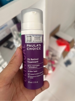 Tinh chất điều trị thâm mụn, thâm nám, chống lão hóa Paula's Choice 1% Retinol Clinical 5ml